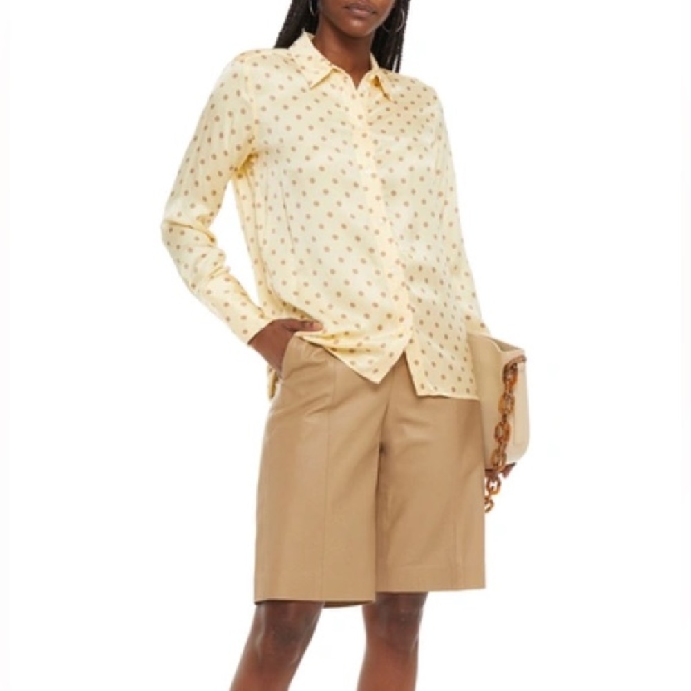 Sandro Peany Polka-Dot Button-Down Shirt